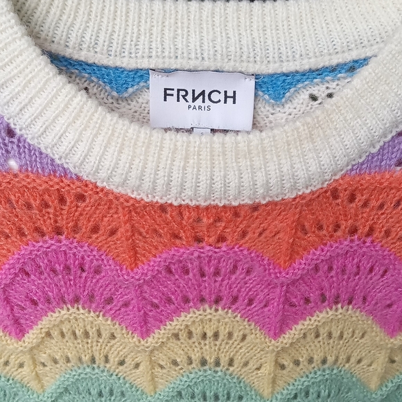 FRNCH Leana style sweater vest, size small - Picture 5 of 7